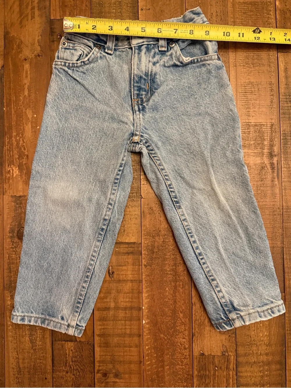 Arizona Jean Company Toddler Jeans – Size 3T – Light Wash Denim – Elastic Waist